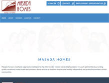 Tablet Screenshot of masadahomes.org